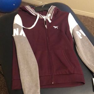 Victoria secret “pink” zip up hoodie